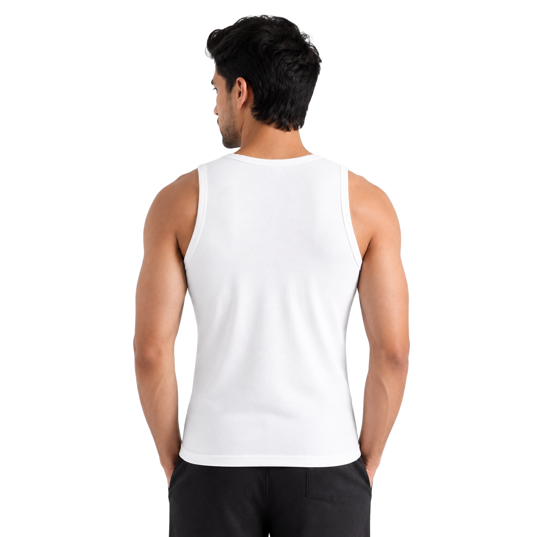 Sando White Tank Top thumbnail 2
