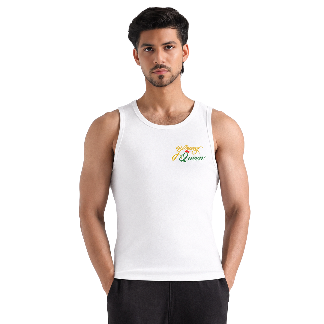 Sando White Tank Top