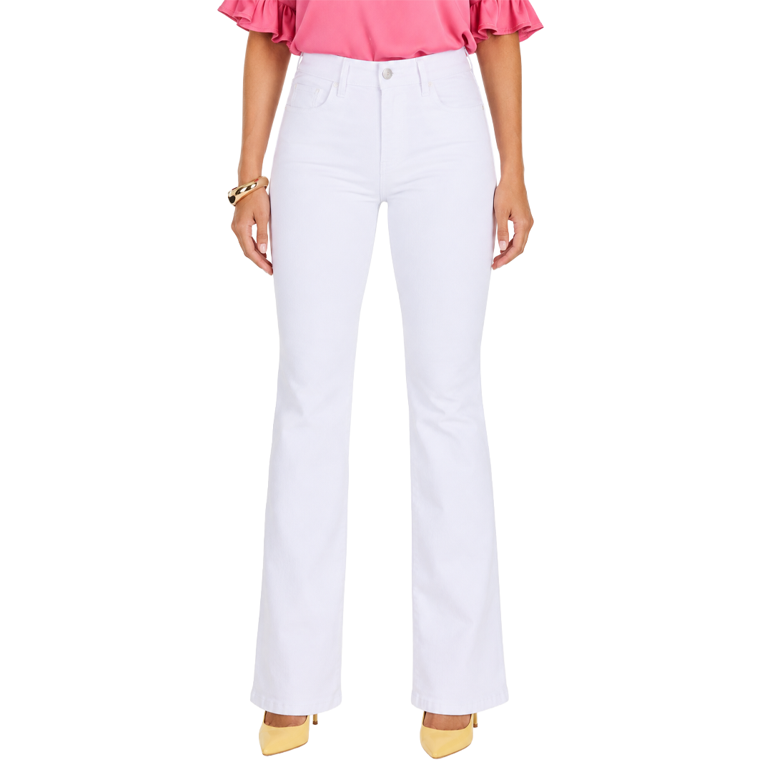 Women's jeans with golden and crown glitter