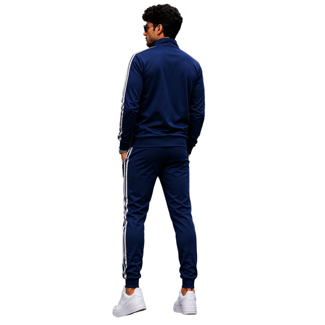 Navy Blue Men's Tracksuit thumbnail 2