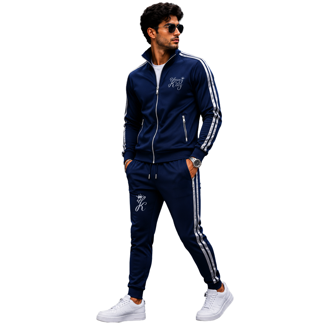 Navy Blue Men's Tracksuit thumbnail 1